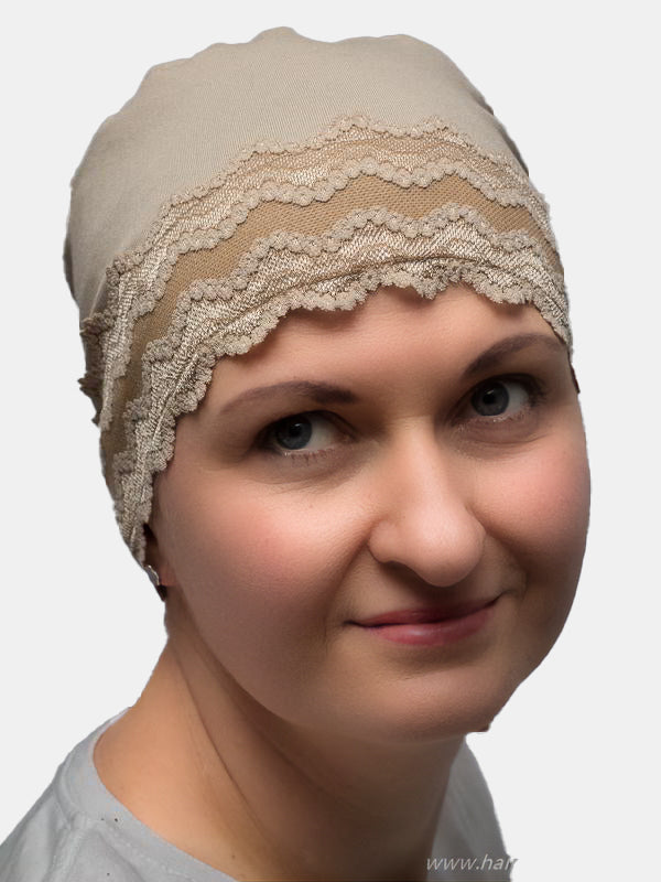 Delicate Shamrock hat, light cotton, perfect for chemo patients