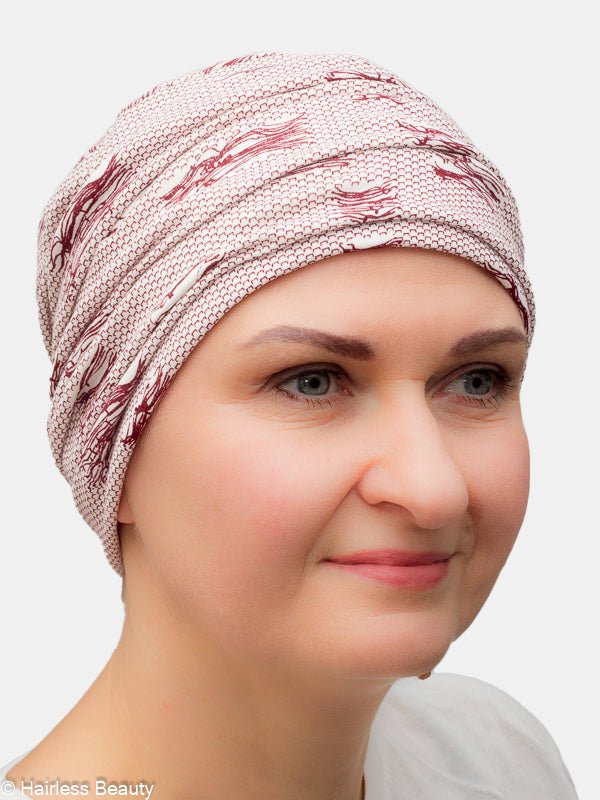 Sunflower bamboo turban, lined, perfect for alopecia and chemo